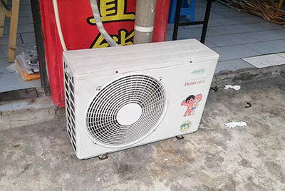 海伦空调突然不制冷只吹自然风怎么办？